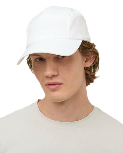 White coloured Tilley Airflo Cap on white background 