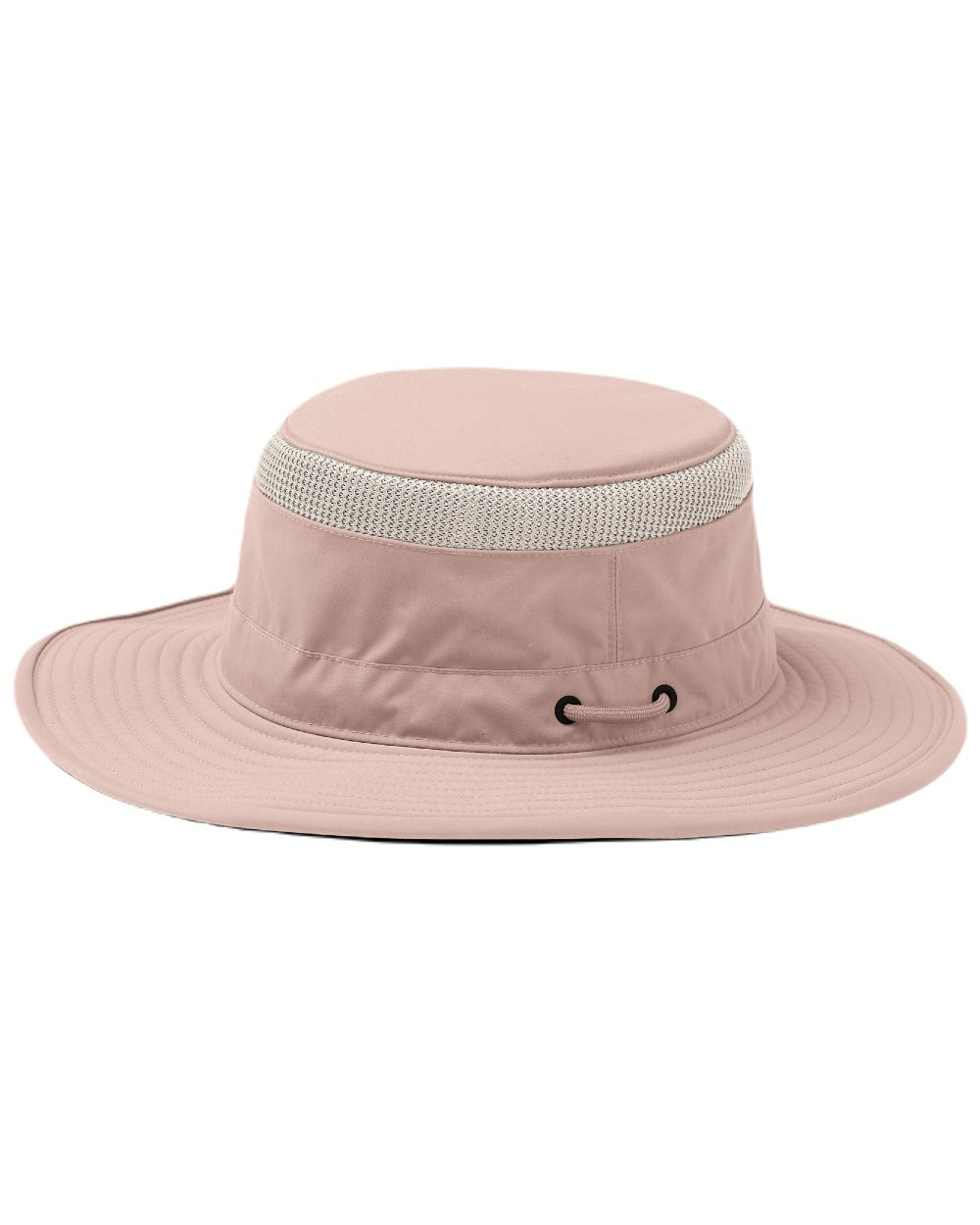 Soft mauve coloured Tilley Hats Airflo Boonie on white background 