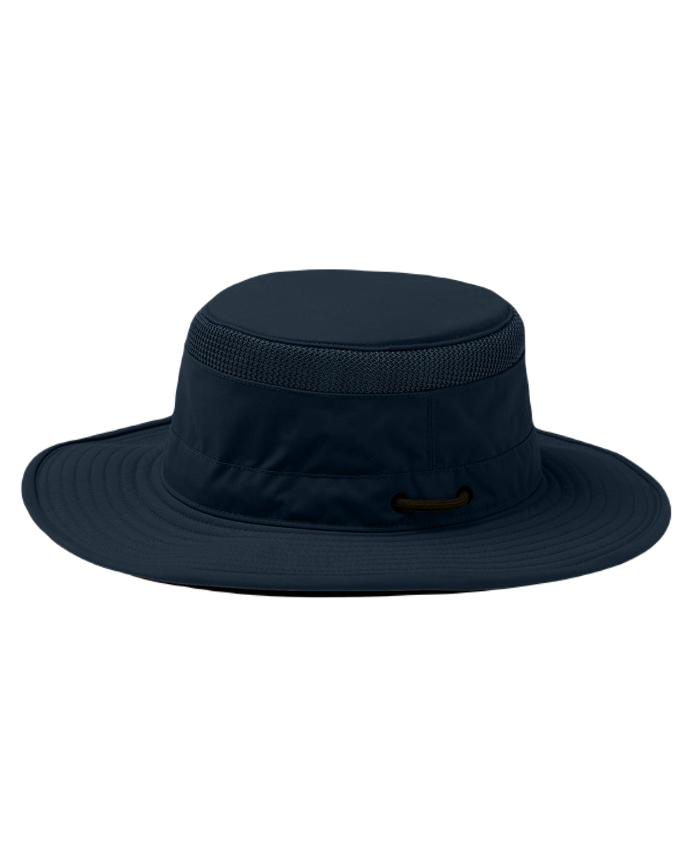 Midnight navy coloured Tilley Hats Airflo Boonie on white background 
