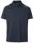 True Navy Coloured Musto Mens Evolution Sunblock Short Sleeve Polo Shirt 2.0 On A White Background #colour_true-navy