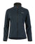 True Navy Marl Coloured Musto Womens Knitted Fleece On A White Background #colour_true-navy-marl