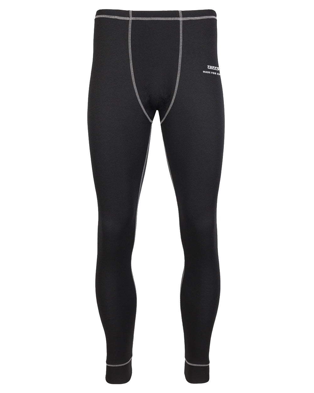 Black Coloured TuffStuff Basewear Bottoms On A White Background