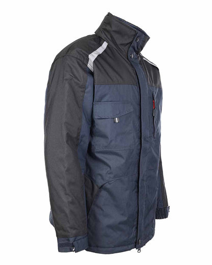 Right side view of Tuff Stuff Cleveland Jacket in Navy Blue 