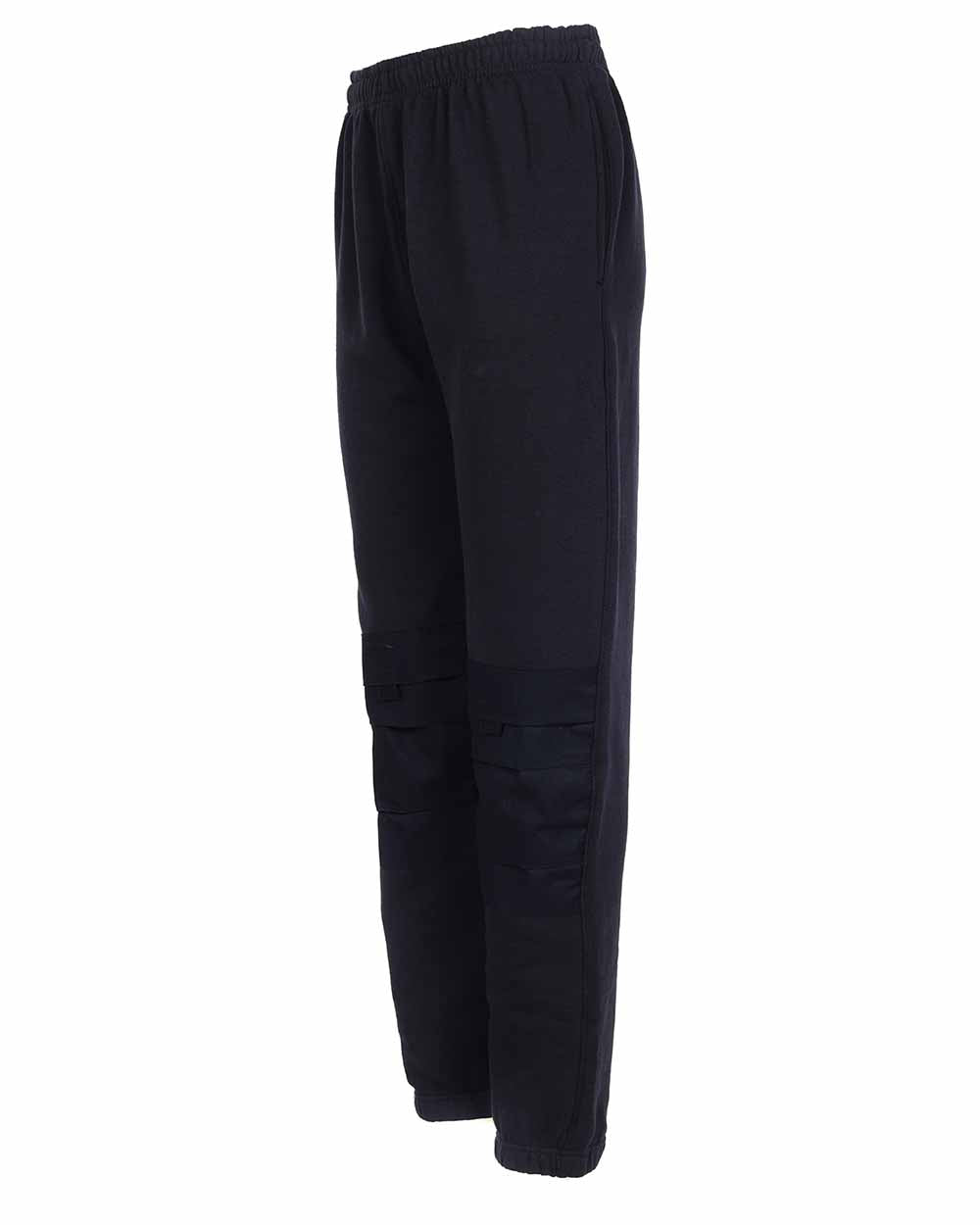 Side pockets and knee pads detail for Navy work joggers TuffStuff Comfort Work Trouser in Navy 