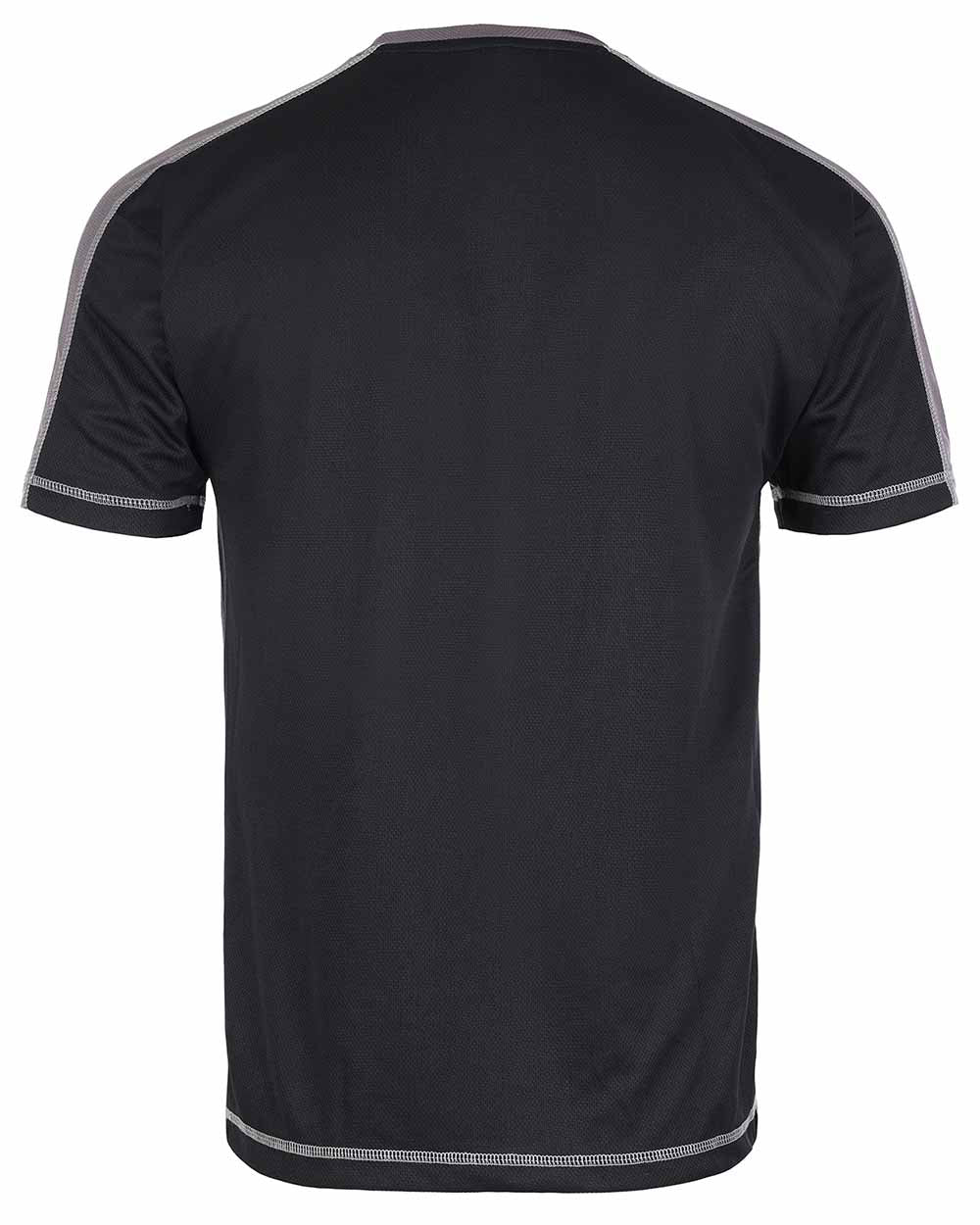 Black Coloured TuffStuff Elite T-Shirt On A White Background 