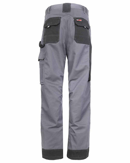 Back view showing pockets TuffStuff Excel Work Trousers in Grey 