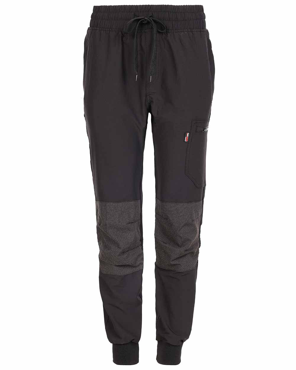 Black Coloured TuffStuff Hyperflex Trouser On A White Background