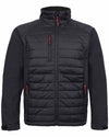 TuffStuff Snape Softshell Jacket with quilted front #colour_black