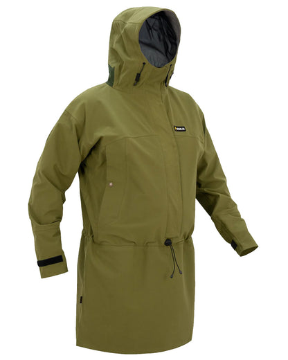 Tussock Green Coloured Swazi Tahr Xp Smock On A White Background 
