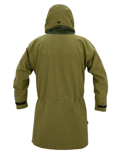 Tussock Green Coloured Swazi Tahr Xp Smock On A White Background 
