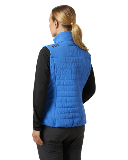 Ultra Blue Coloured Helly Hansen Womens Crew Insulated Vest 2.0 On A White Background 