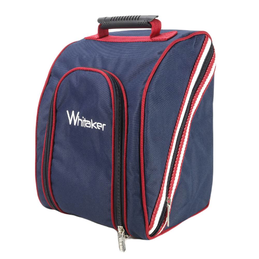 John Whitaker Kettlewell Helmet Bag In Blue/Red/White