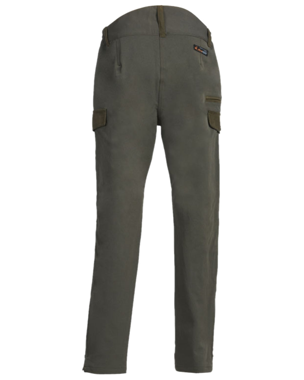 Khaki Coloured Verney Carron Womens Falcon Trousers on white background 