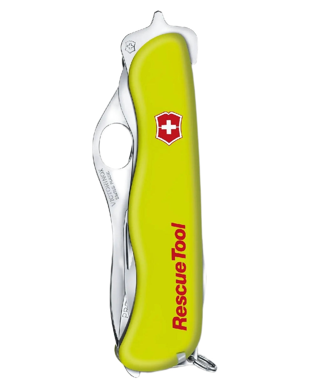 Victorinox Rescue Tool Swiss Army Pocket Knife on white background