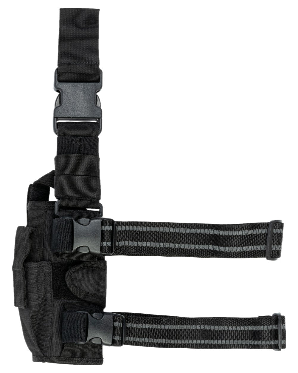 Black Coloured Viper Adjustable Holster on white background 