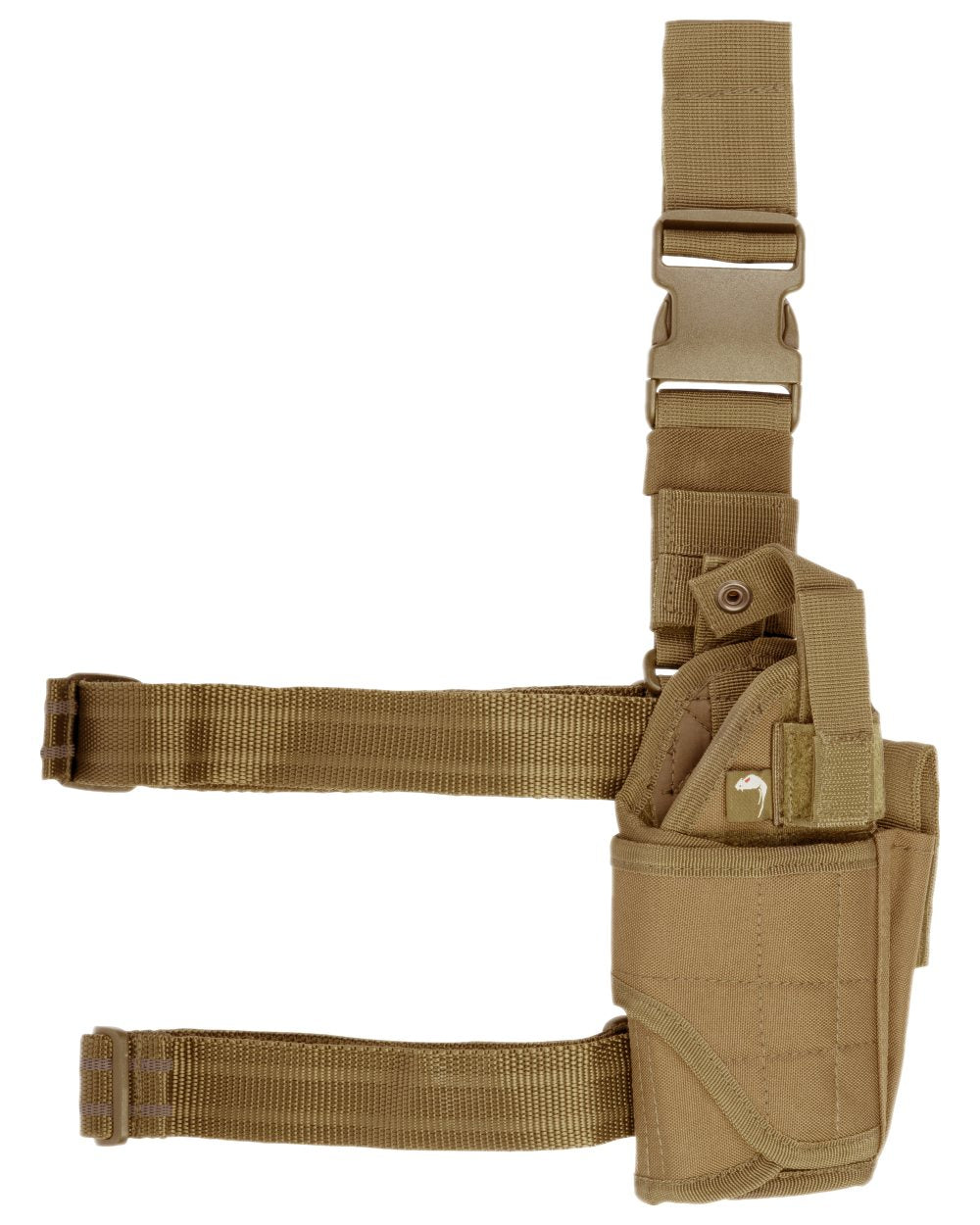 Coyote Coloured Viper Adjustable Holster on white background 