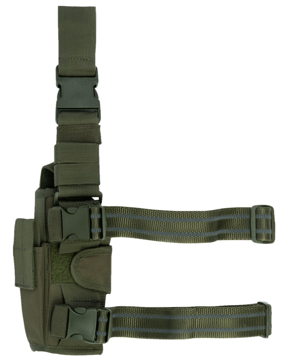 Green Coloured Viper Adjustable Holster on white background 