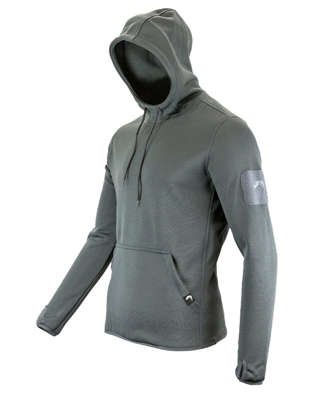 Titanium Coloured Viper Armour Hoodie on white background 