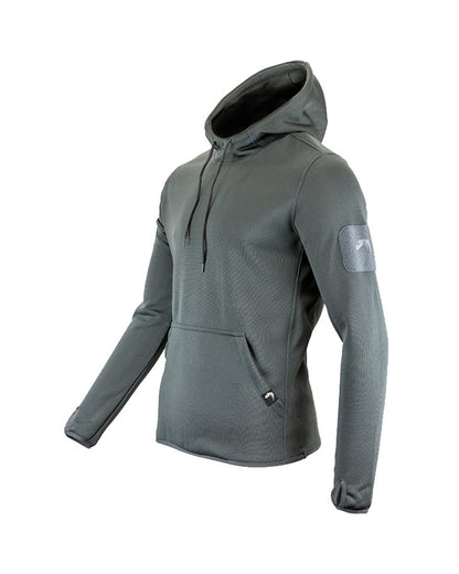 Titanium Coloured Viper Armour Hoodie on white background 