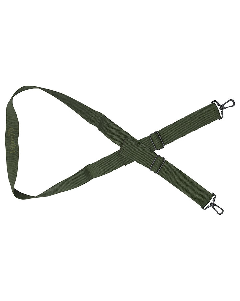 Green Coloured Viper Basic Rifle Sling on white background 