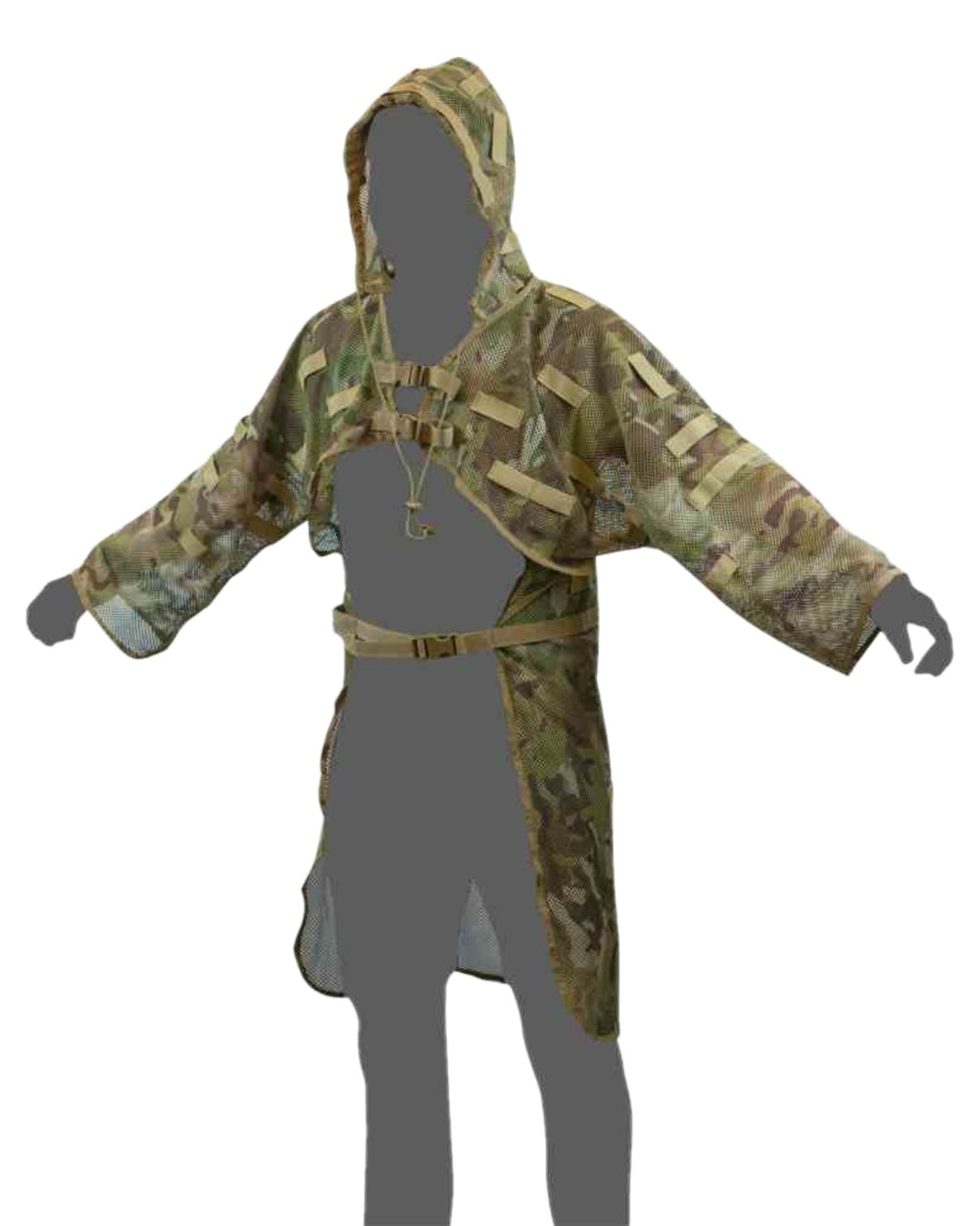 Camo Coloured Viper Concealment Vest on white background 