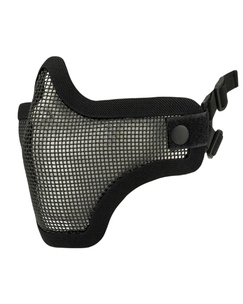 Black Coloured Viper Crossteel Face Mask on white background 