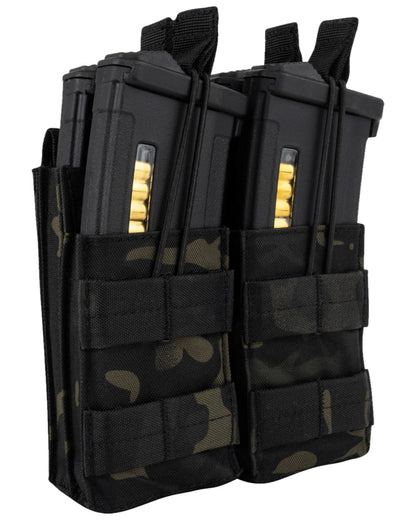 Green Coloured Viper Double Duo Mag Pouch on white background 