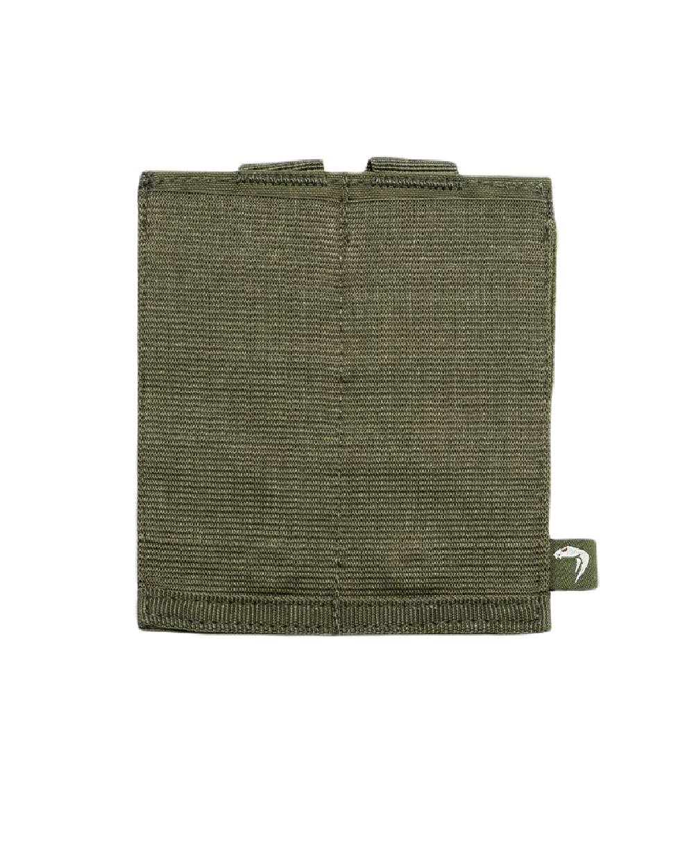 Green Coloured Viper Double SMG Mag Plate on white background 