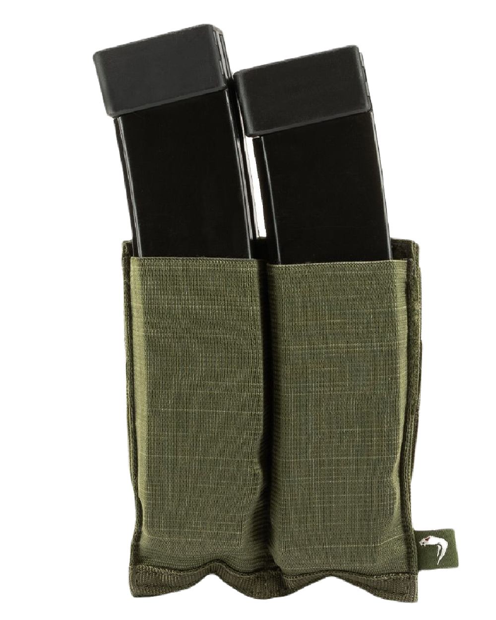 Green Coloured Viper Double SMG Mag Plate on white background 