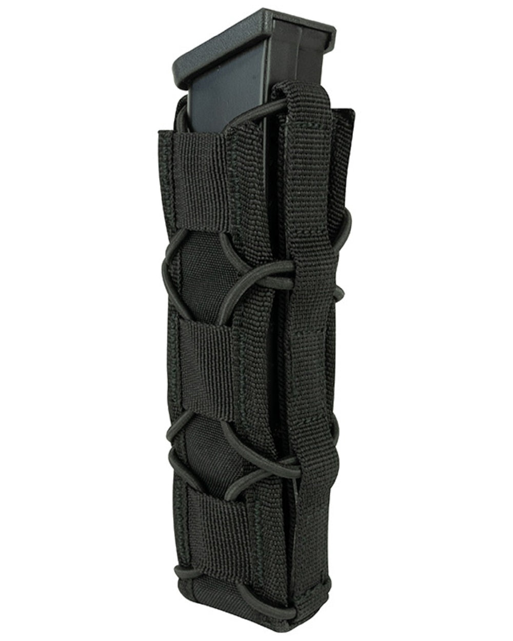 Black Coloured Viper Elite Extended Pistol Mag Pouch on white background 