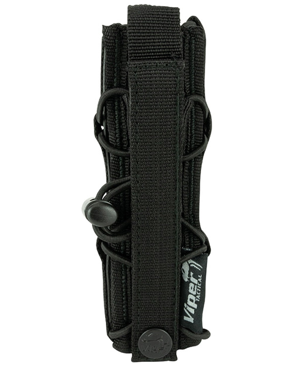 Black Coloured Viper Elite Extended Pistol Mag Pouch on white background 