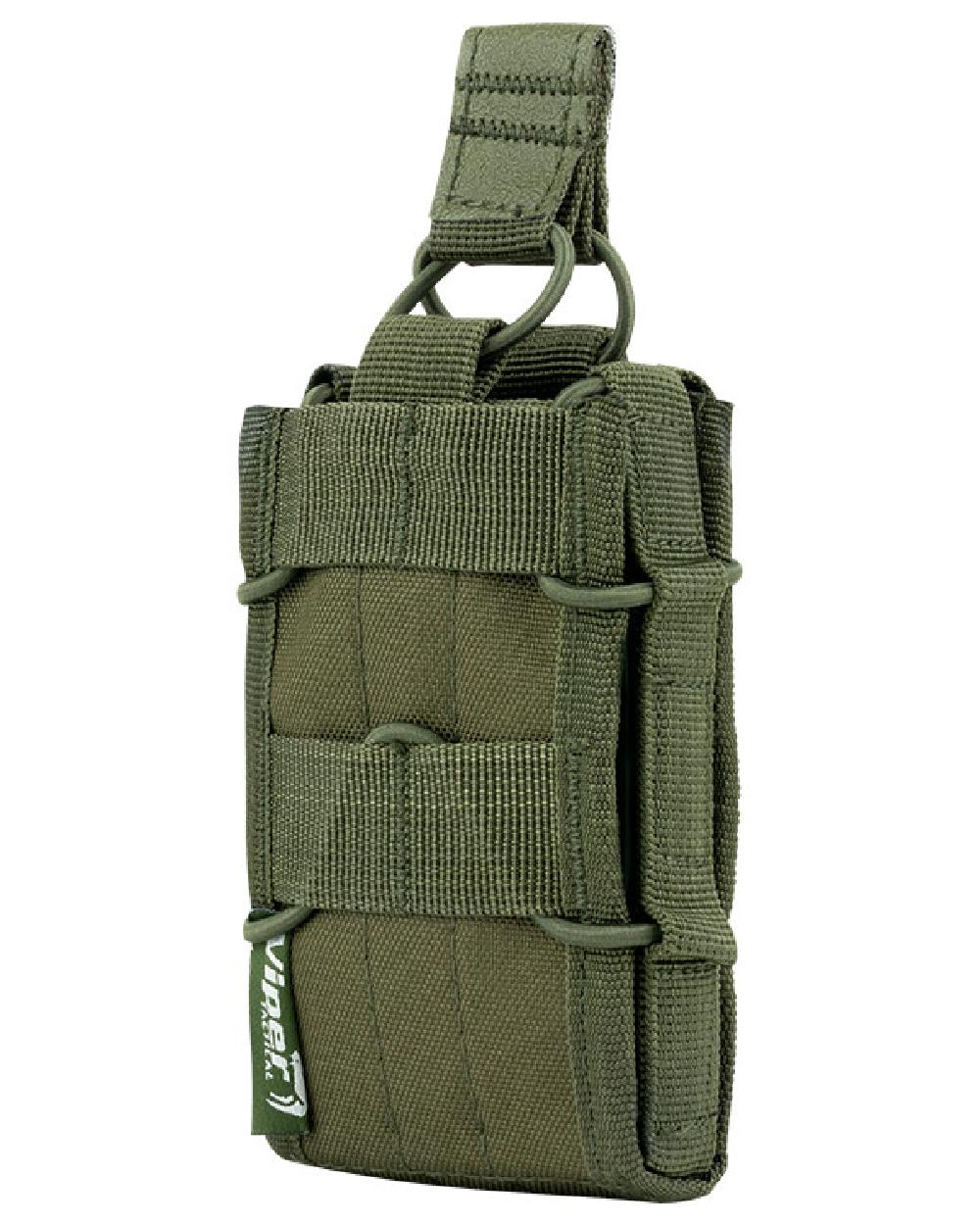 Green Coloured Viper Elite Mag Pouch on white background 