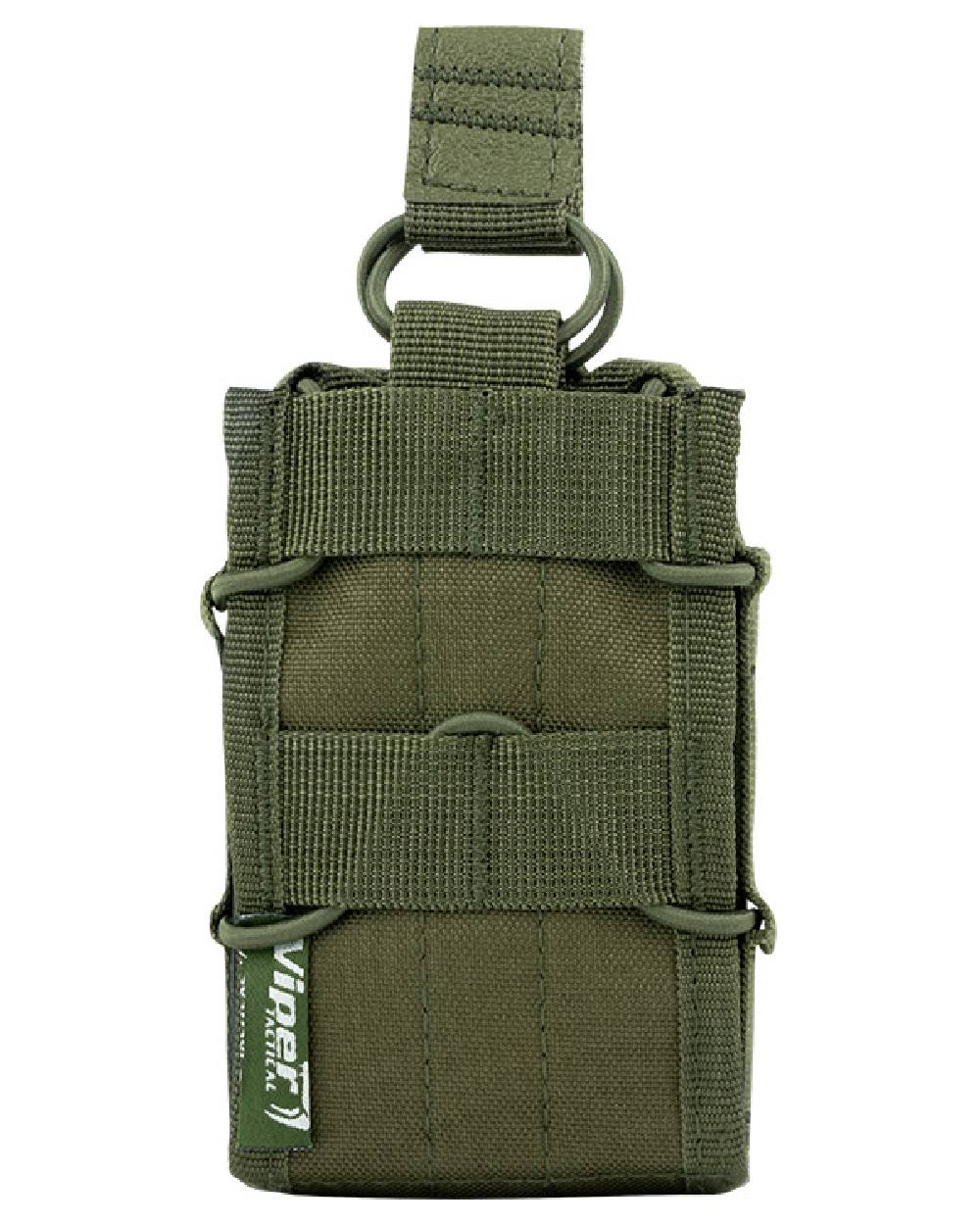 Green Coloured Viper Elite Mag Pouch on white background 