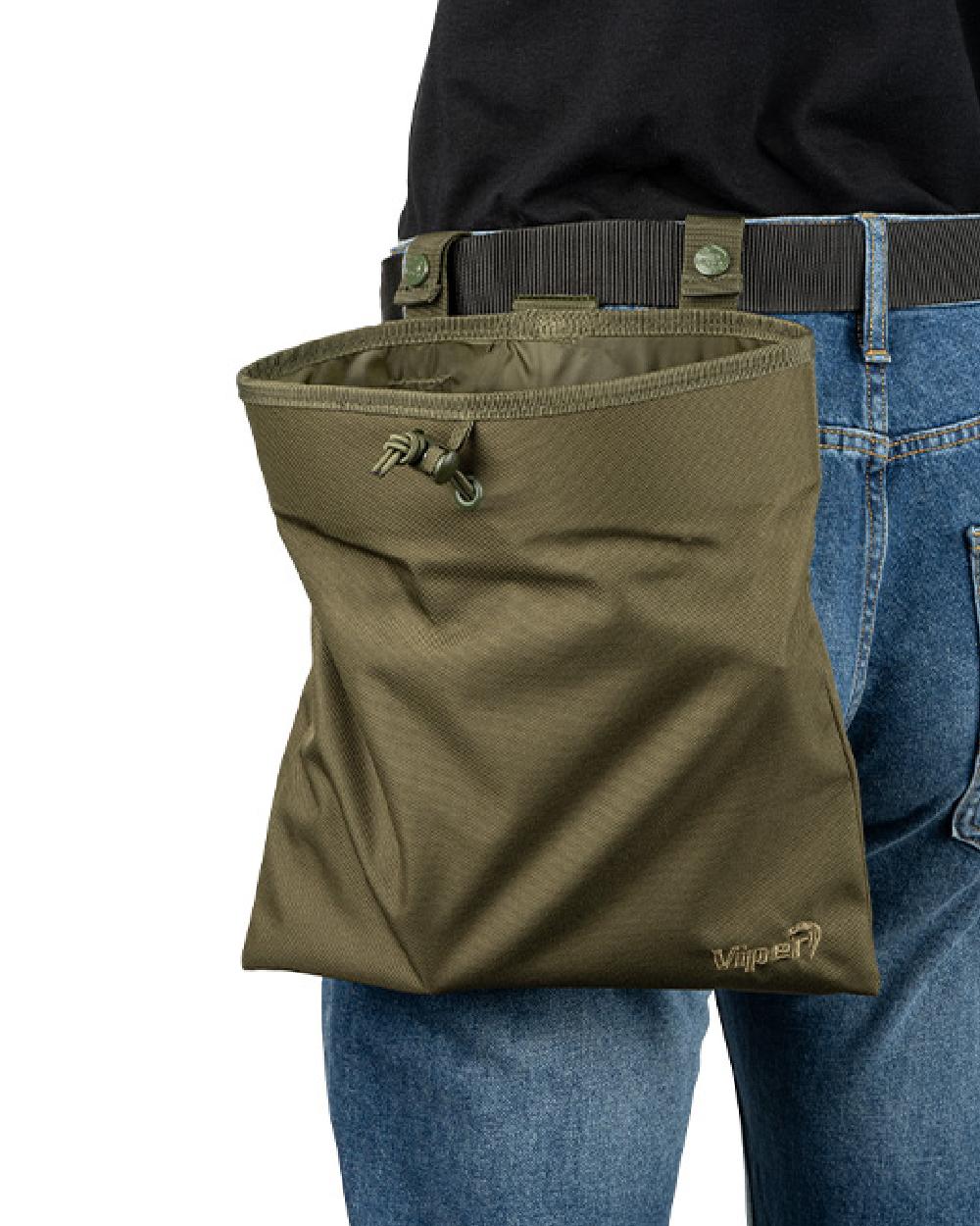 Green Coloured Viper Folding Dump Bag on white background 