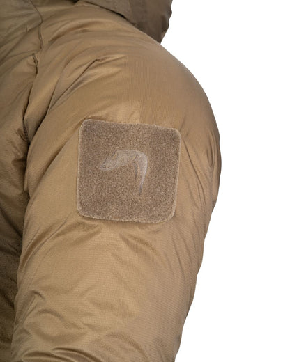 Dark Coyote Coloured Viper Frontier Jacket on white background 