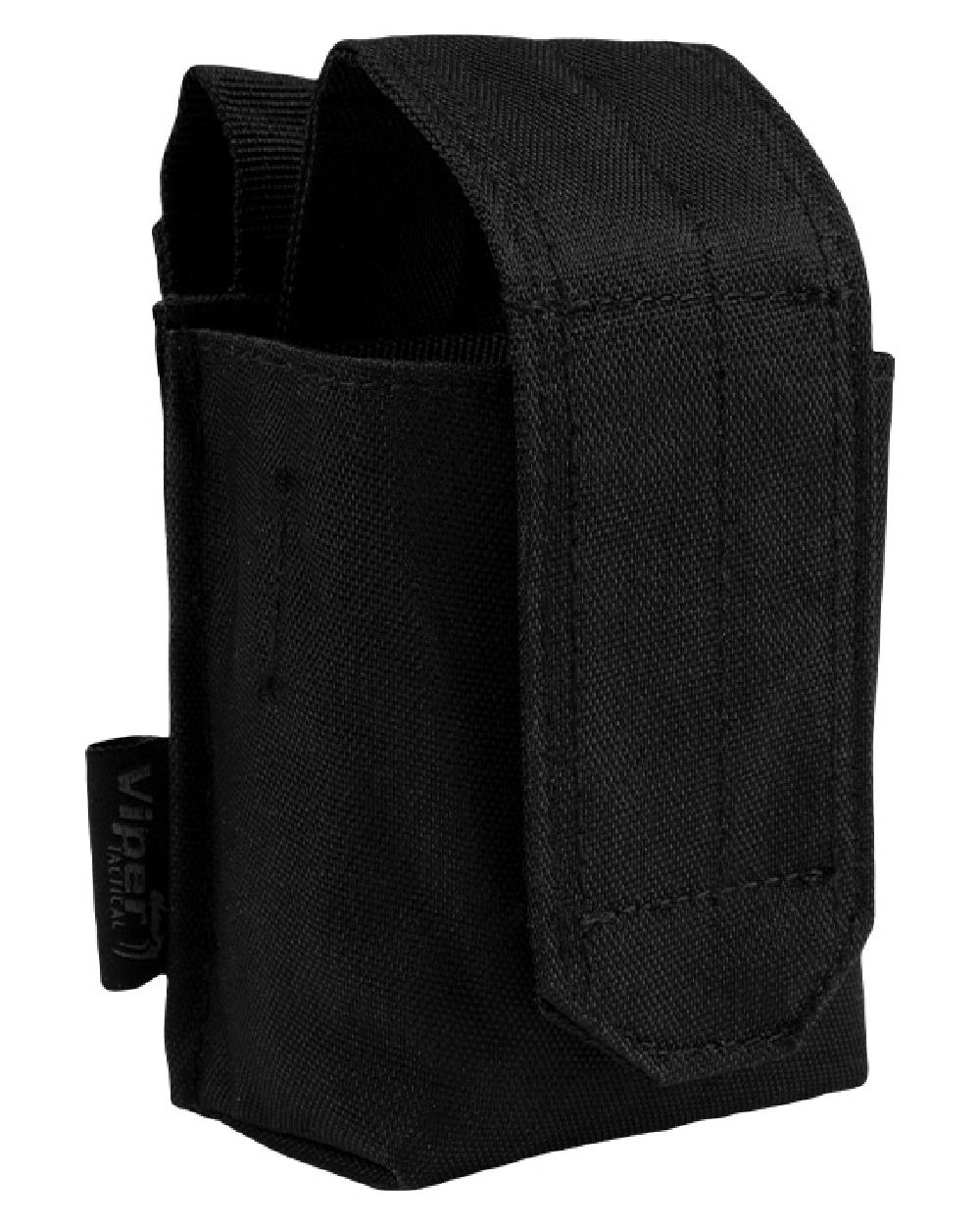 Black Coloured Viper Grenade Pouch on white background 