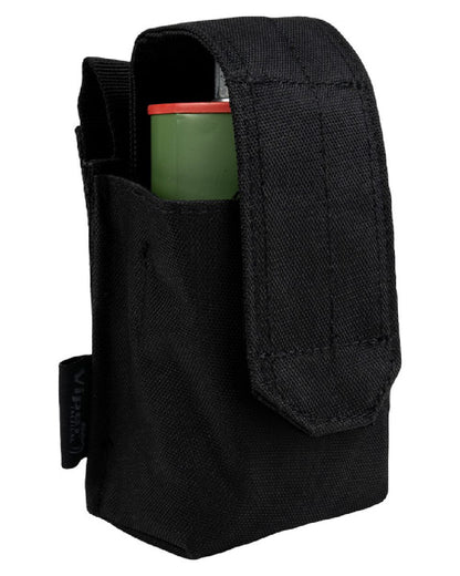 Black Coloured Viper Grenade Pouch on white background 