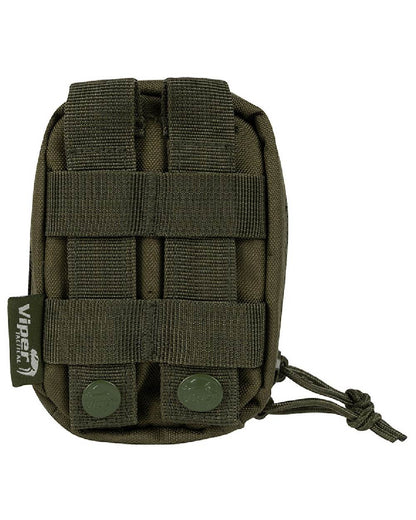 Green Coloured Viper Lazer Utility Pouch on white background 