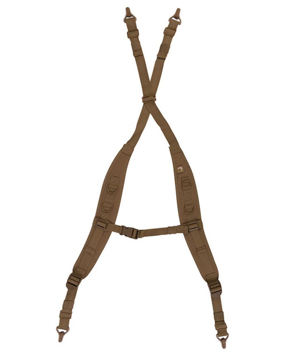 Coyote Coloured Viper Locking Harness on white background 