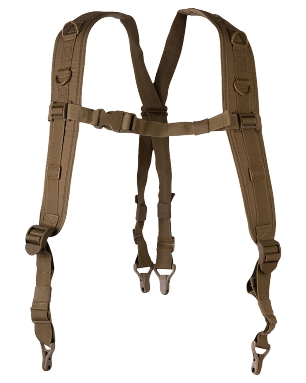 Coyote Coloured Viper Locking Harness on white background 