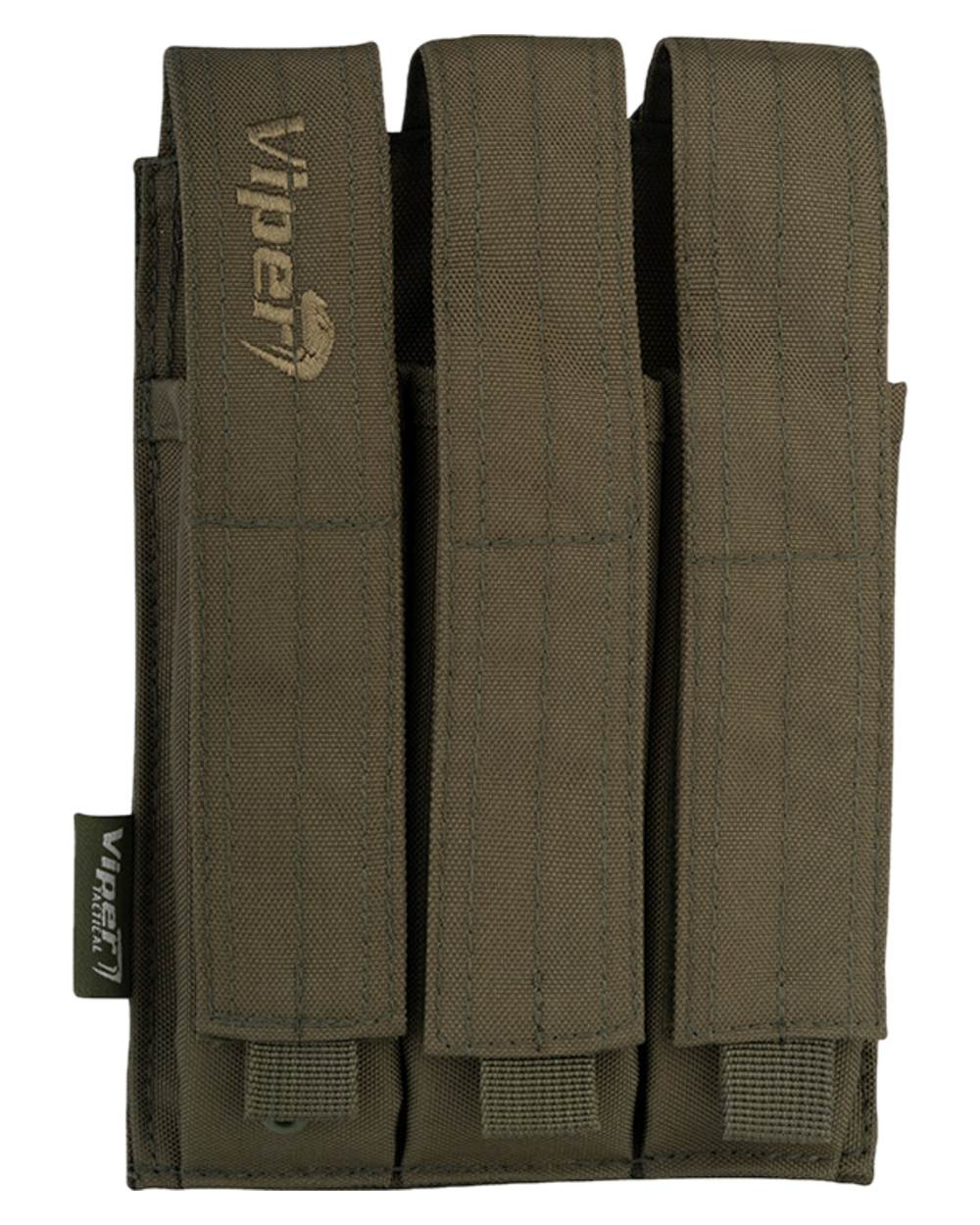 Green Coloured Viper MP5 Mag Pouch on white background 