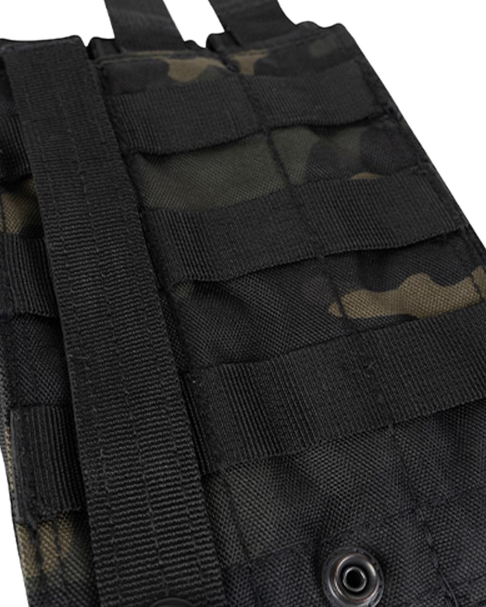 VCAM Black Coloured Viper MP5 Mag Pouch on white background 