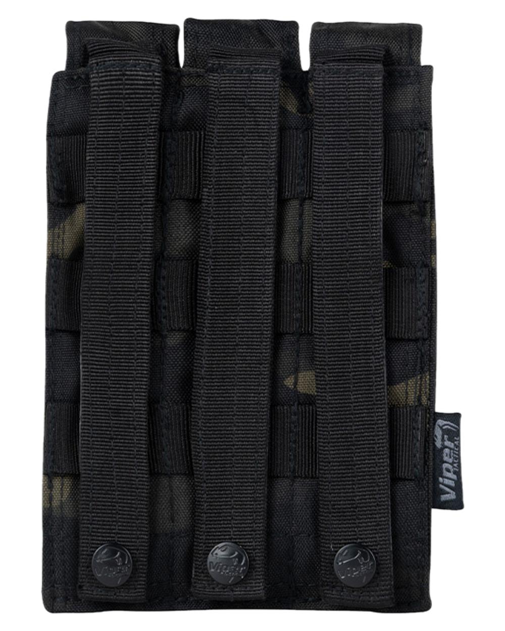 VCAM Black Coloured Viper MP5 Mag Pouch on white background 
