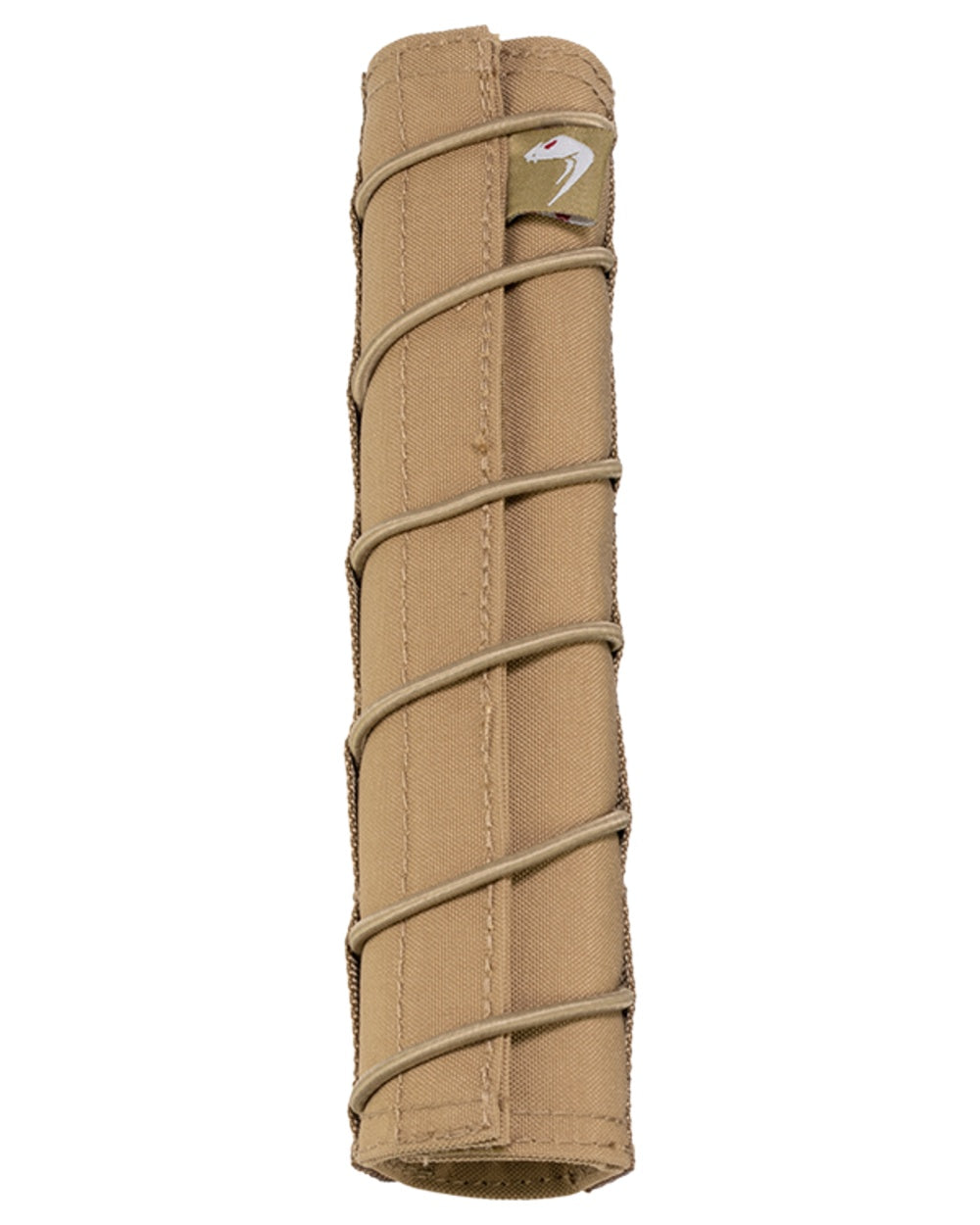 Coyote Coloured Viper Moderator Cover on white background 