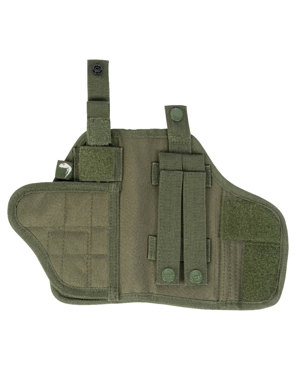 Green Coloured Viper Modular Adjustable Holster on white background 