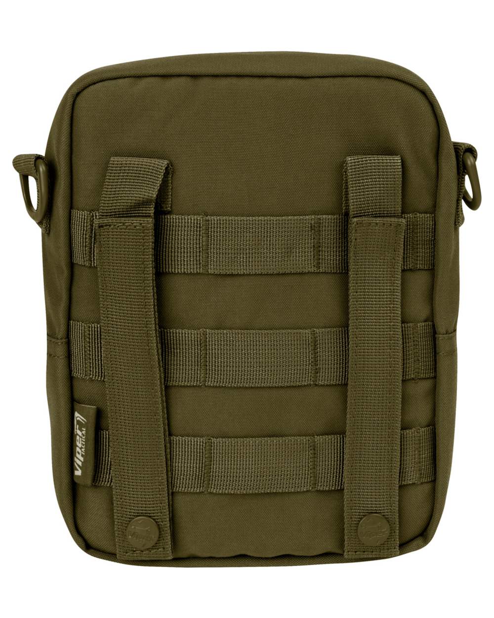 Green Coloured Viper Modular Carry Pouch on white background 