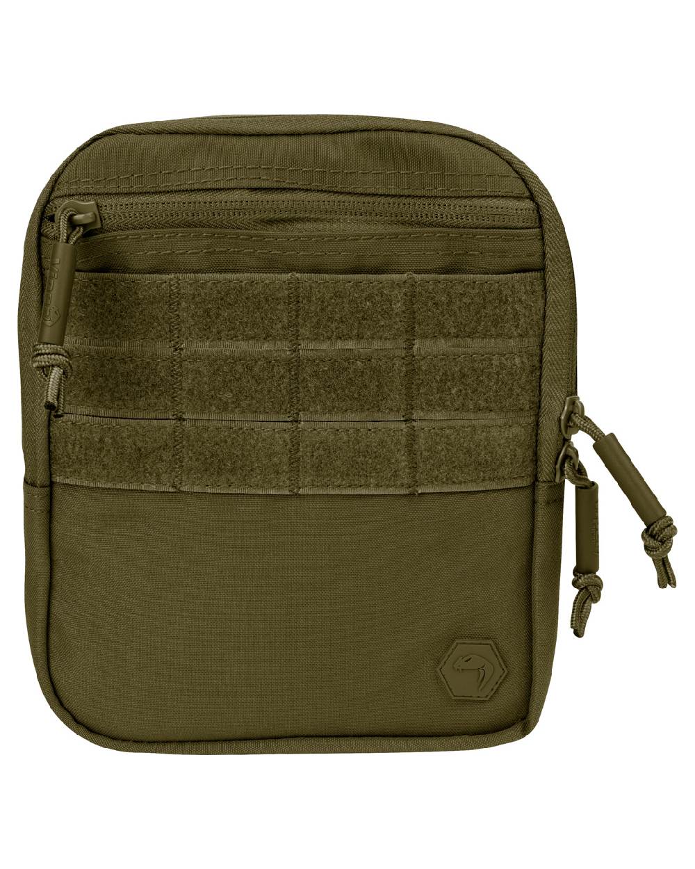 Green Coloured Viper Modular Carry Pouch on white background 