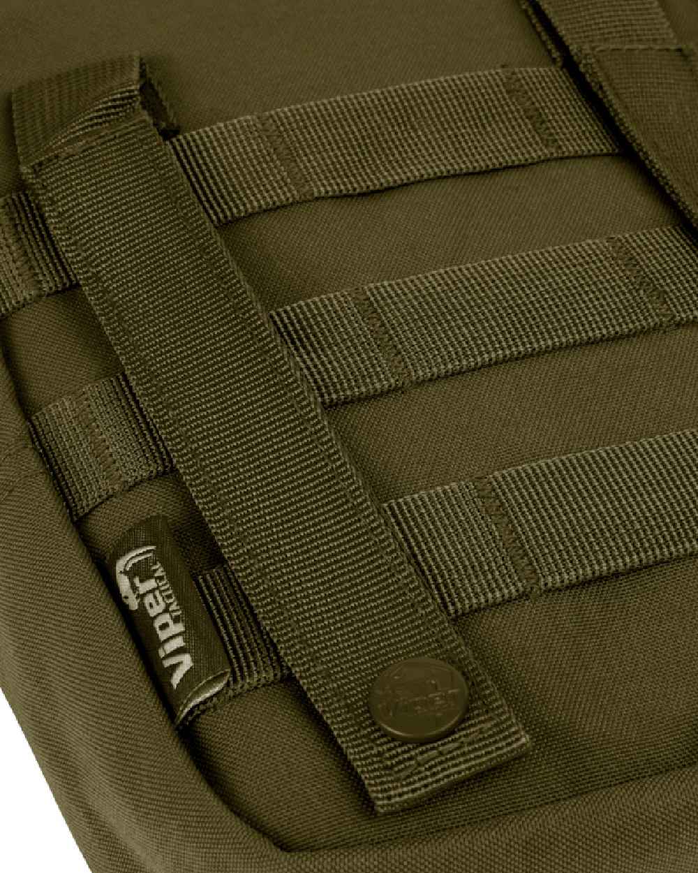 Green Coloured Viper Modular Carry Pouch on white background 