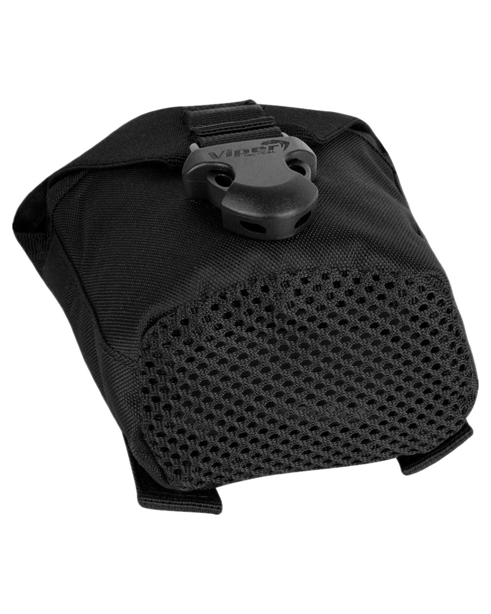 Black Coloured Viper Modular Water Bottle and Pouch on white background 