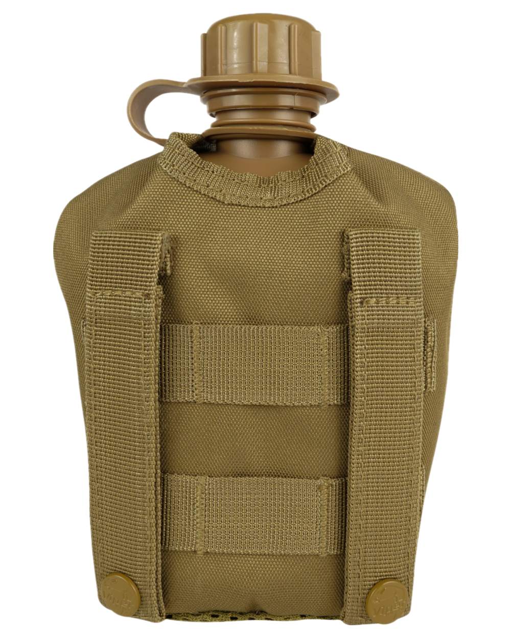 Coyote Coloured Viper Modular Water Bottle and Pouch on white background 
